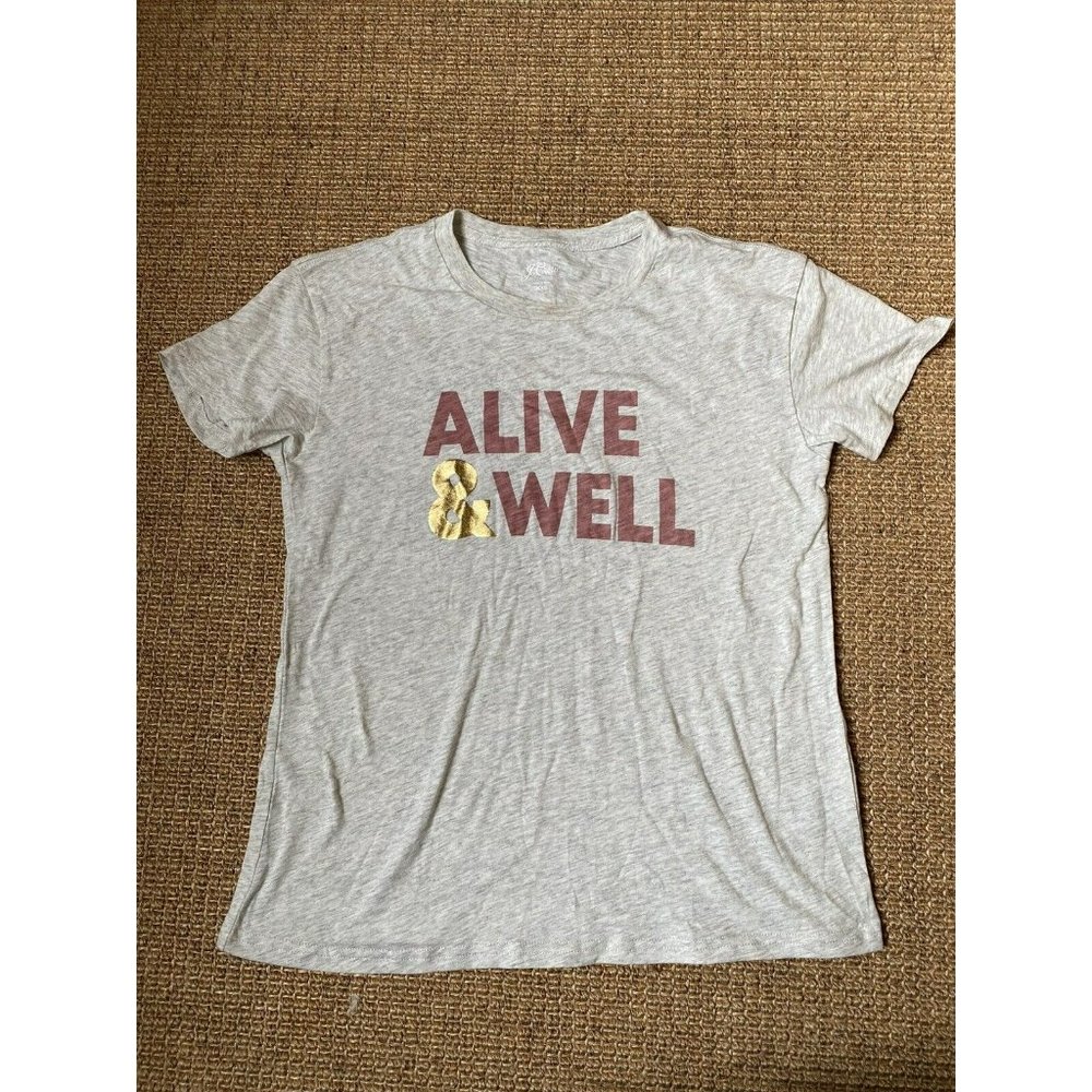 J Crew Alive & Well T Shirt XXS $34 - Picture 2 of 3